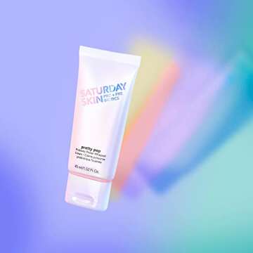 Saturday Skin Pretty Pop Prebiotics and Probiotics whipped Moisturizing cream Nourishing Allure Best of Beauty K-Beauty Winner 2020 (1.52 Fl Oz)