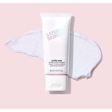 Saturday Skin Pretty Pop Prebiotics and Probiotics whipped Moisturizing cream Nourishing Allure Best of Beauty K-Beauty Winner 2020 (1.52 Fl Oz)