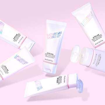 Saturday Skin Pretty Pop Prebiotics and Probiotics whipped Moisturizing cream Nourishing Allure Best of Beauty K-Beauty Winner 2020 (1.52 Fl Oz)