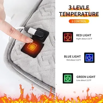 Heated Seat Cushion for Pain Relief and Comfort