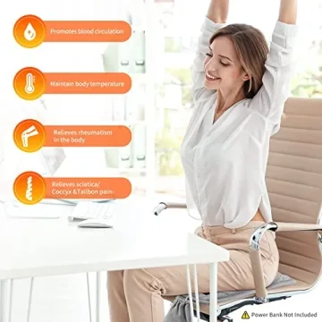 Heated Seat Cushion for Pain Relief and Comfort