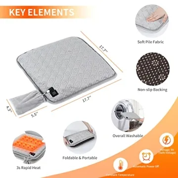 Heated Seat Cushion for Pain Relief and Comfort