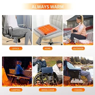 Heated Seat Cushion for Pain Relief and Comfort