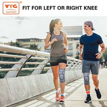 VTG SUPPORT Knee Brace for Pain Relief & Joint Support