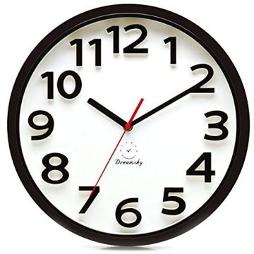DreamSky Silent Wall Clock 13 Inch - Stylish Timepiece