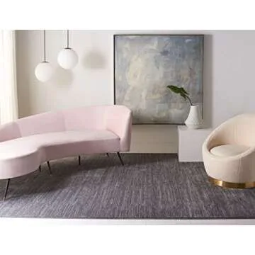 SAFAVIEH Vision Collection Area Rug - 8' x 10', Grey, Modern Ombre Tonal Chic Design, Non-Shedding & Easy Care, Ideal for High Traffic Areas in Living Room, Bedroom (VSN606D)