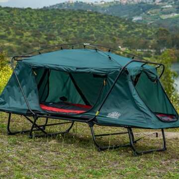 Kamp-Rite Multifunctional Cot Tent for Camping Adventures