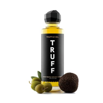TRUFF Black Truffle Oil Infused Olive Oil Gourmet Seasoning