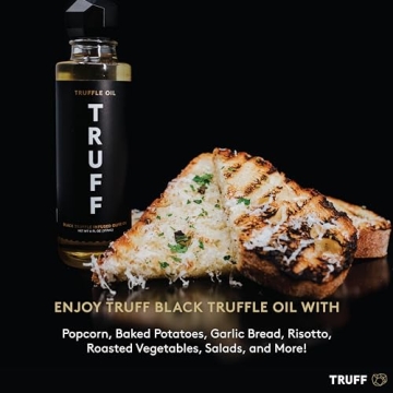 TRUFF Black Truffle Oil Infused Olive Oil Gourmet Seasoning