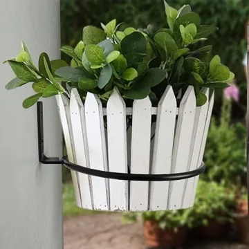 Heavy Duty Iron Plant Hangers Outdoor 6 Pack Rustproof