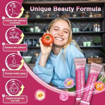 ZEBORA Collagen Peptides with Hyaluronic Acid & Probiotics