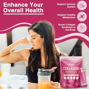 ZEBORA Collagen Peptides with Hyaluronic Acid & Probiotics