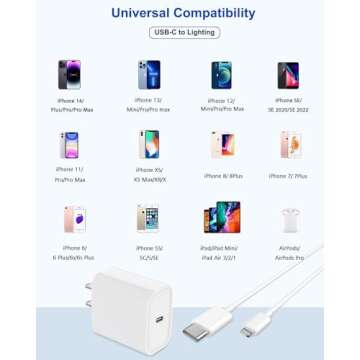 iPhone Fast Charger - Extra Long 10FT Cables 2Pack