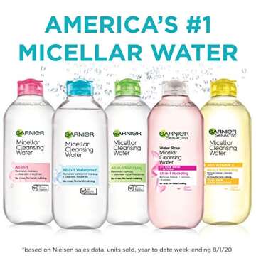 Garnier Micellar Cleansing Water, Waterproof Makeup Remover 3 Pack