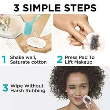 Garnier Micellar Cleansing Water, Waterproof Makeup Remover 3 Pack