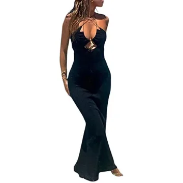 Elegant Women’s Criss Cross Bodycon Maxi Dress