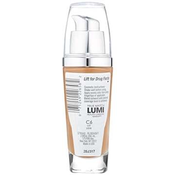 L’Oréal Paris True Match Lumi Healthy Luminous Makeup, C6 Soft Sable, 1 fl; oz.