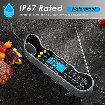 Ultra Fast Digital Meat Thermometer for Perfect Cooking