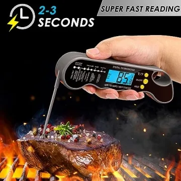 Ultra Fast Digital Meat Thermometer for Perfect Cooking