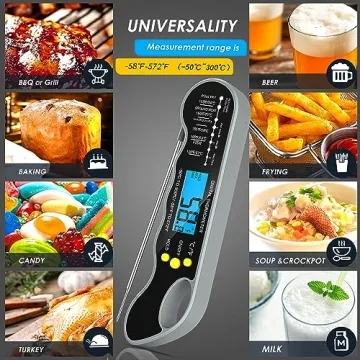 Ultra Fast Digital Meat Thermometer for Perfect Cooking