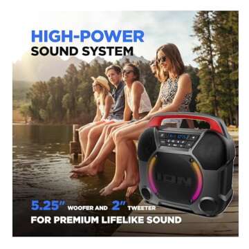 ION Audio Pathfinder Go Portable Speaker - Powerful Sound
