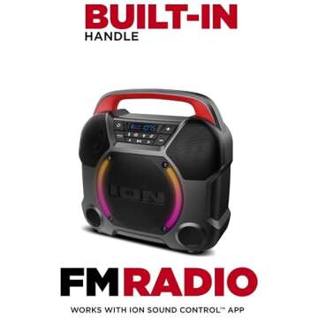 ION Audio Pathfinder Go Portable Speaker - Powerful Sound