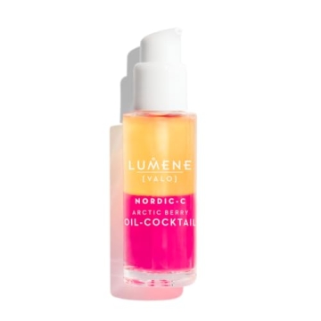 Lumene Nordic-C [Valo] Arctic Berry Face Oil - Antioxidant-Rich, Hydrating Serum with Vitamin C, Vit...