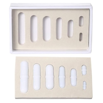 Magnetic Stirrer Mixer Set: 7 PTFE Spinbars (10mm-35mm)