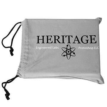 Engineered Labs Heritage Periodic Table of Elements, Made In USA, Acrylic Periodic Table With Real Samples