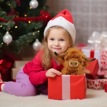 Cute Rivoeis Highland Cow Stuffed Animal Plush Toy