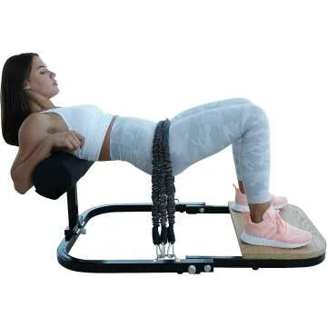 Hip Thrust Machine for High Resistance Glute Training