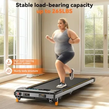 Fithrill Compact Under Desk Treadmill for Home Office