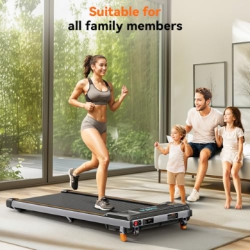 Fithrill Compact Under Desk Treadmill for Home Office