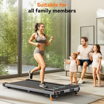 Fithrill Compact Under Desk Treadmill for Home Office