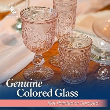 Yungala Pink Glassware Bundle - Perfect for Any Occasion
