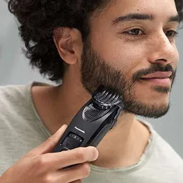 Panasonic Cordless Beard Trimmer for Men with 19 Settings