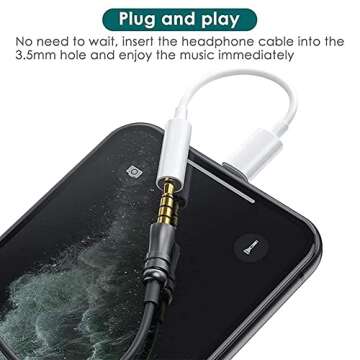 Premium 3.5mm Headphones Adapter for iPhone - MFi Certified