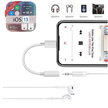 Premium 3.5mm Headphones Adapter for iPhone - MFi Certified
