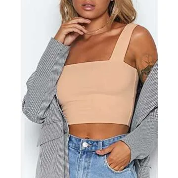 MISSACTIVER Women Summer Crop Top Stylish Comfort Wear