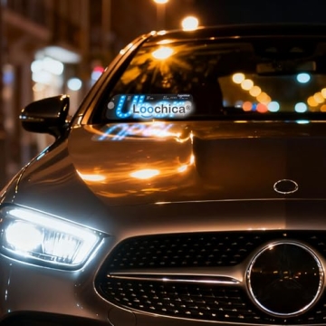 Loochica LED Light Sign for Cars - Bright & Durable