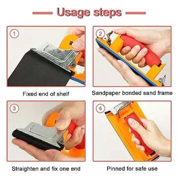 Hubaow Hand Sander - Ergonomic and Durable Sandpaper Holder