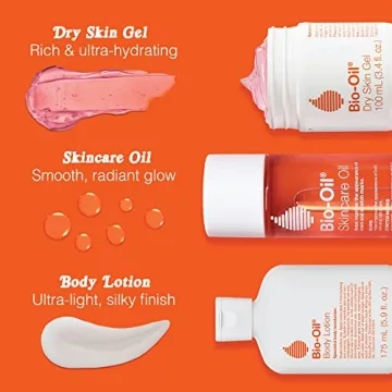 Bio-Oil Dry Skin Gel, Face and Body Moisturizer, Fast Absorbing Hydration, with Soothing Emollients and Vitamin B3, Non-Comedogenic, 6.7 Oz