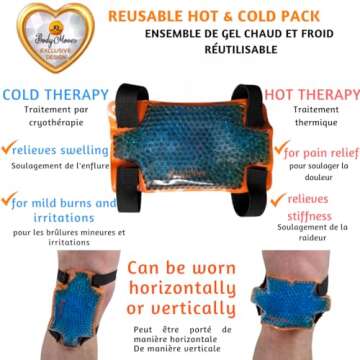 BodyMoves Kid's Knee Brace Plus Ice Pack for Active Kids
