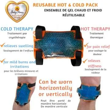 BodyMoves Kid's Knee Brace Plus Ice Pack for Active Kids