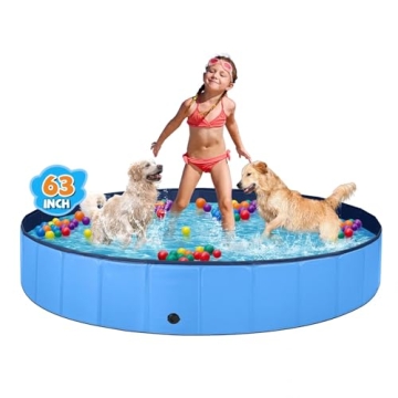 Durable Jecoo Dog Pool - Perfect for Dogs and Kids