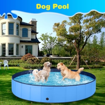 Durable Jecoo Dog Pool - Perfect for Dogs and Kids