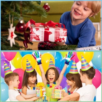 CELCOREERY LED Gloves for Kids 3-8 Years Fun Light Up Toys