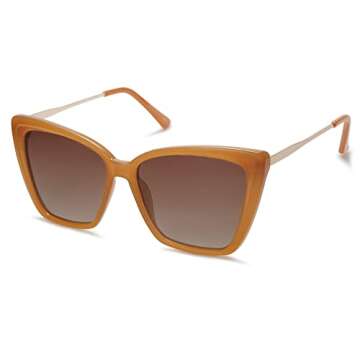 Stylish SOJOS Polarized Sunglasses for Women Outdoor Wear