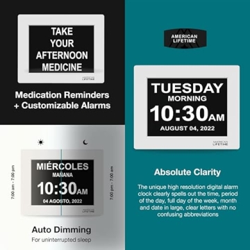 Auto-Dimming Digital Clock for Seniors with Dementia