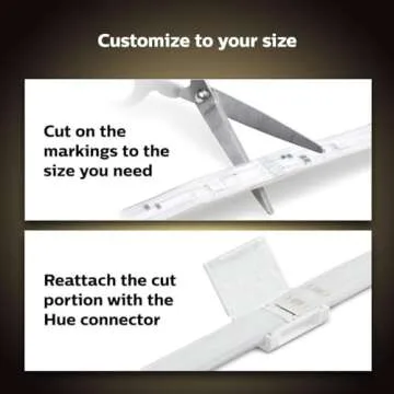 Philips Hue Light Strip Kit - Smart Color Changing Lighting